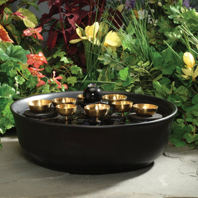 Indoor Brass Sculptural Fountain