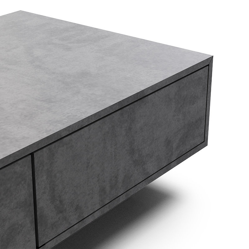Coffee Table with Storage,Jackson Modern Gray Rectangle Coffee Table with Storage