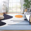 Felipe Handmade Wool Ivory/Blue Rug-2052515468