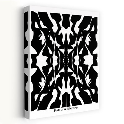 Dynamic Symmetric Abstract Abstract Modern Wall Art Print