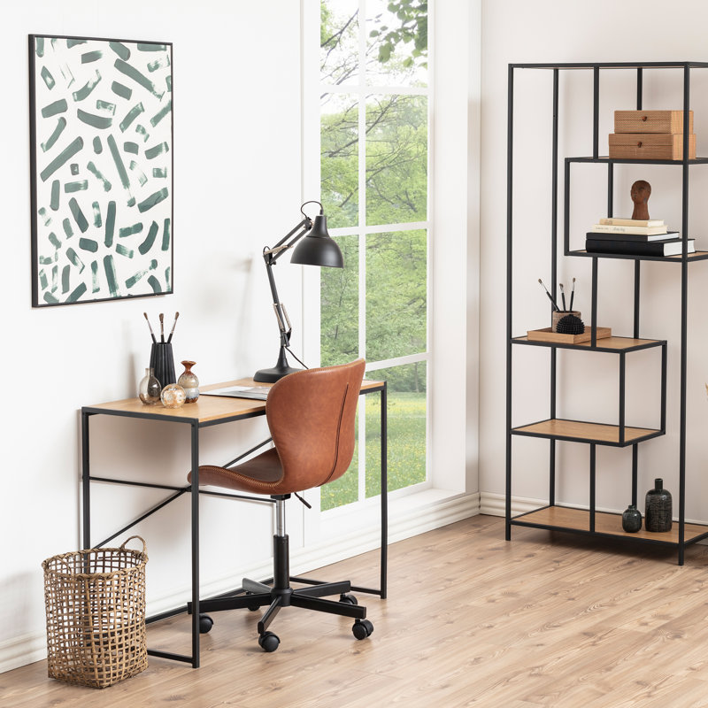 Agnius Metal Base Writing Desk