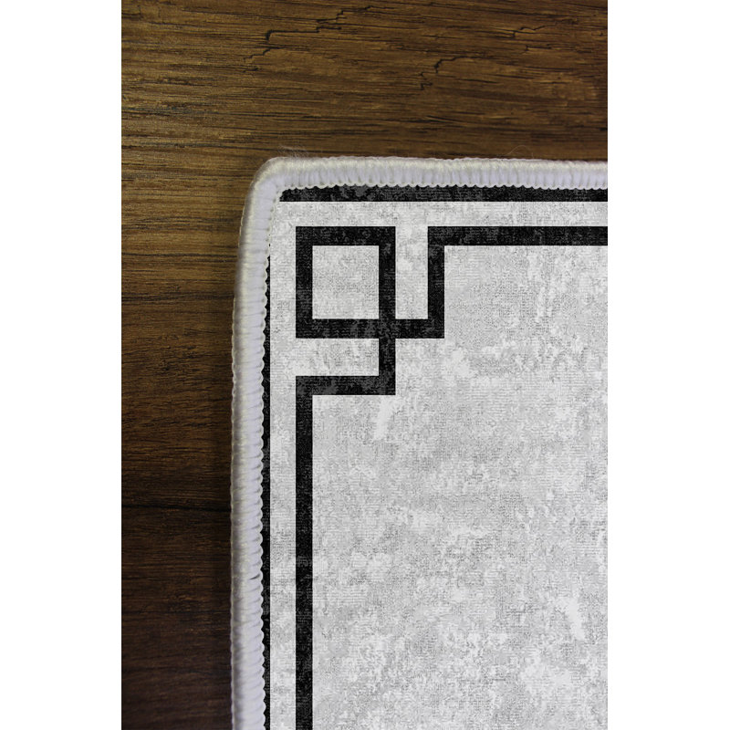 Premium Antibacterial Area Rug, Grey, 23.6 x 39.4 inches | 100% Polyester, 650 gr/m², 0.16 in Pile Height | Eco-Friendly, Non-Slip PVC Dot Underside, Machine Washable | Perfect for Home Decor & High-Traffic Areas