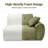 Boneless 120" Modular Boneless Sofa with Chaise Lounge, Chenille Fabric, Modern Pull-Apart Sectional for Living Room, 4-Piece Set-1905498470