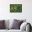 «Abstract Dreaming About Emerald Geode Crystals», impression sur toile tendue-68015345-68015342