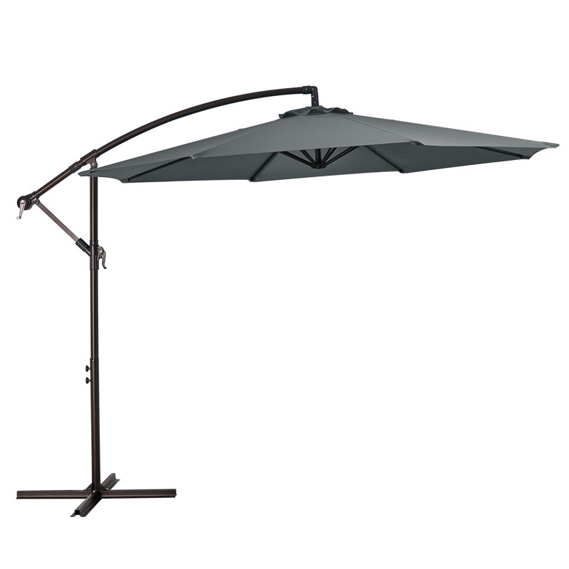 Parasol en porte-à-faux 10 ', Gris
