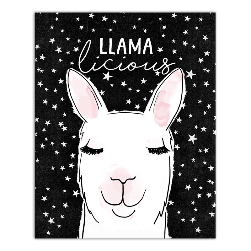 Art sur toile llama licious Sparta, H 14 po x l 11 po x P 1,25 po, Toile tendue