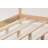 Solid Wood High Post Canopy Platform Bed - Knot-Free Poplar Modern Organic Frame-1506261842
