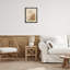 «Neutral Rabbit & Books», art mural sur toile flottante, design par Arlington Prints-1308297581-1308297582