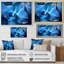 Orchidées exotiques bleues - art mural floral-1371080110-1371080105