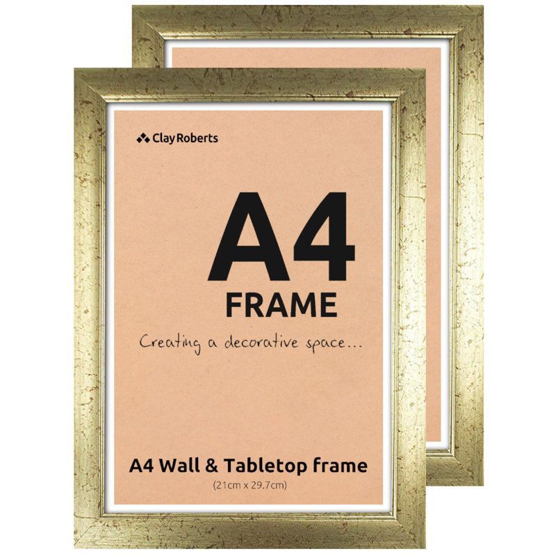 Picture Frame - Set of 2, Gold