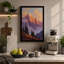 Mountains at Sunrise Landscape - Wrapped Canvas-498772570-498772572