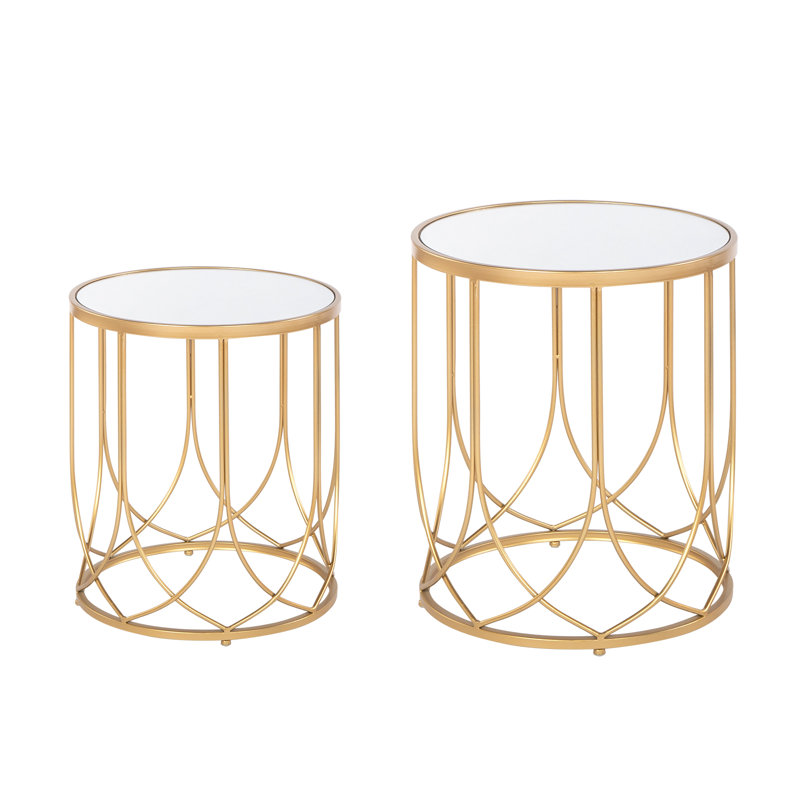 Glass Tray Top Nesting Tables