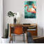 « flamant rose », impression sur toile-32895334