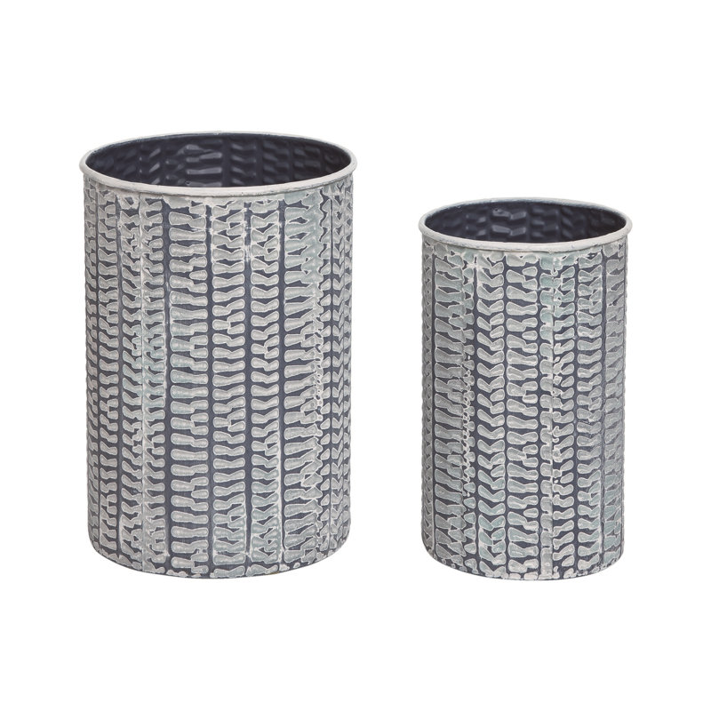 Ensemble de pots en métal 2 pièces Cappy