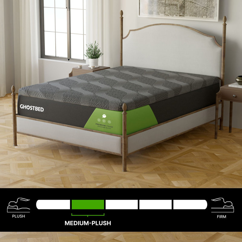 Matelas en mousse de qualité supérieure 14 po GhostBed, Très grand lit
