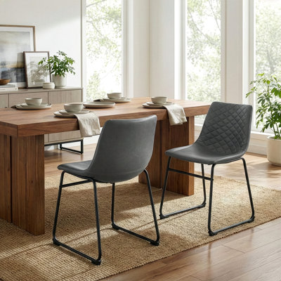 Chaise d'appoint rembourrée à dossier solide