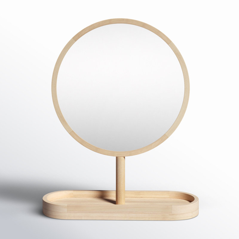 Ashten Solid Wood Flat Floor Mirror