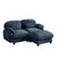 Canapé modulaire en L 76 po avec repose-pieds amovible-1503003818-1503003820
