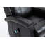Fauteuil inclinable bleu en similicuir-2008930388