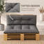 Coussins de remplacement épais, coussins de palette d'extérieur (coussin seulement)-744643446