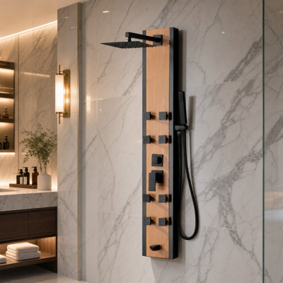 57'' Shower Panel with Dual Shower Head
