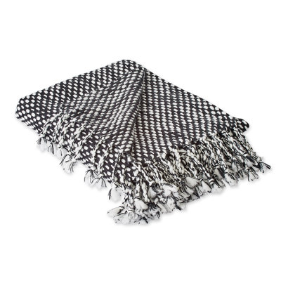 Textured Acrylic Throw Hand Woven Throw Blanket