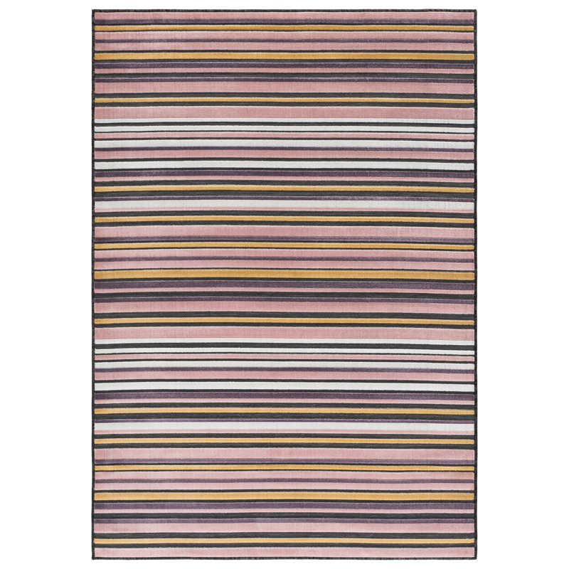 Tapis rayé Cabana 408 pour intérieur/extérieur, Rectangle 6'-5 x 9'-6