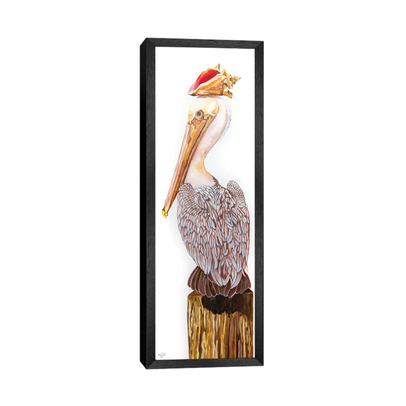 Balance by Diane Fifer - Painting on Canvas, 121.92cm H x 40.64cm W x 3.81cm D, Black Framed