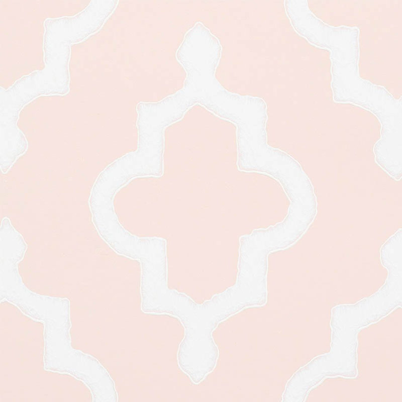 Schumacher x Veere Grenney Jake Wallpaper, Quiet Pink