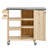 Foldable Outdoor Kitchen Island Patio Kitchen Island Outdoor Kitchen Cart Portable Prep Station with Lockable Wheels-128765670