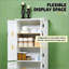 Garde-manger autoportant de style campagnard avec tablettes réglables et rangement multi-scène, pour organiser et maximiser l'espace.-1073507772