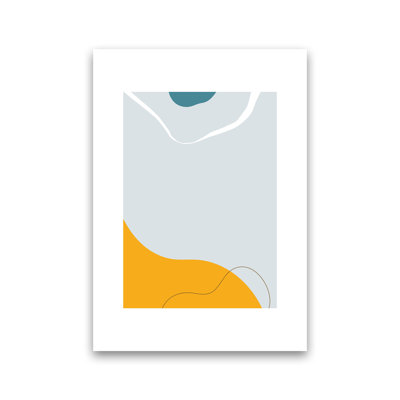 Mita Teal Abstract N21 by Pixy Paper - Print