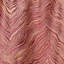 Ornement de rideau avec passe-tringle Orren Ellis Boutique Zebra Patern, jacquard en polyester, avec franges, doré, 60 po x 18 po-1627770647