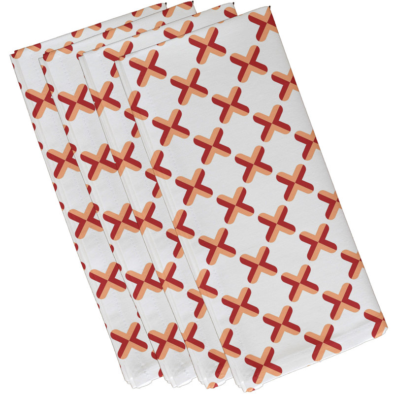 Serviette 4 pièces Ferrier, Orange