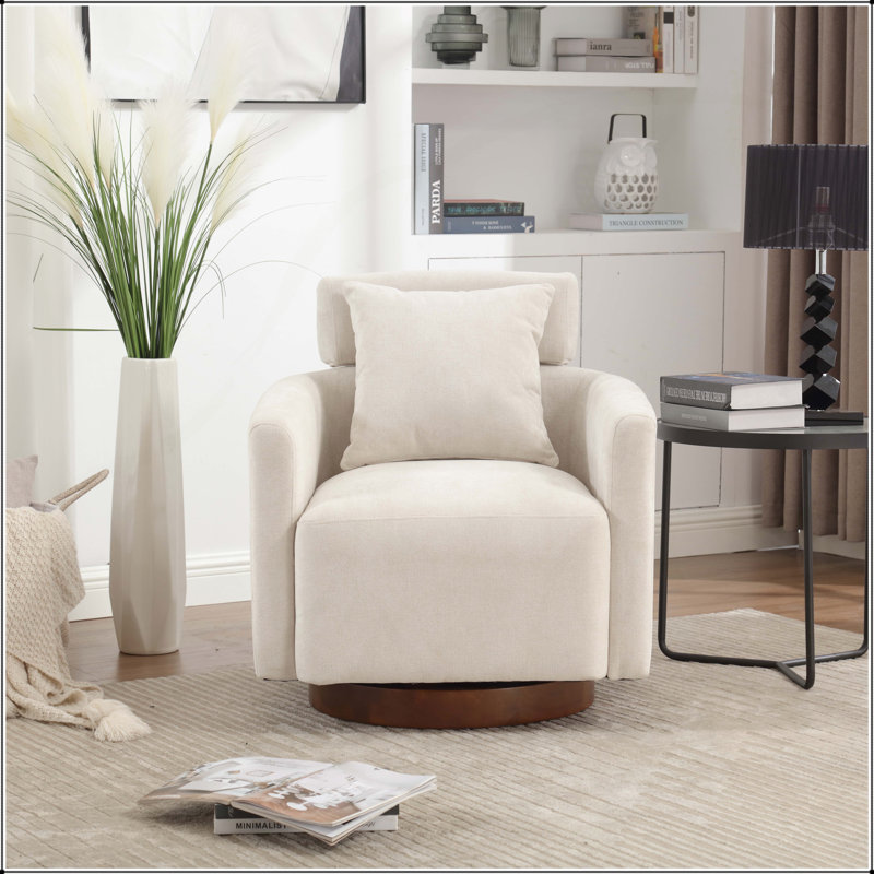 Chaise de salon ergonomique avec des caractéristiques avancées pour un confort ultime, Beige