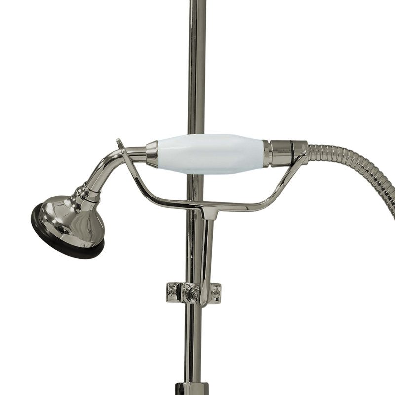 Strom Living Handheld Conversion Unit with Riser Bracket and Diverter Kit, Matte Nickel