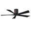 60" Irene 5-Blade Hugger Ceiling Fan with Wall Remote-1087667391-1087667378-1087667333