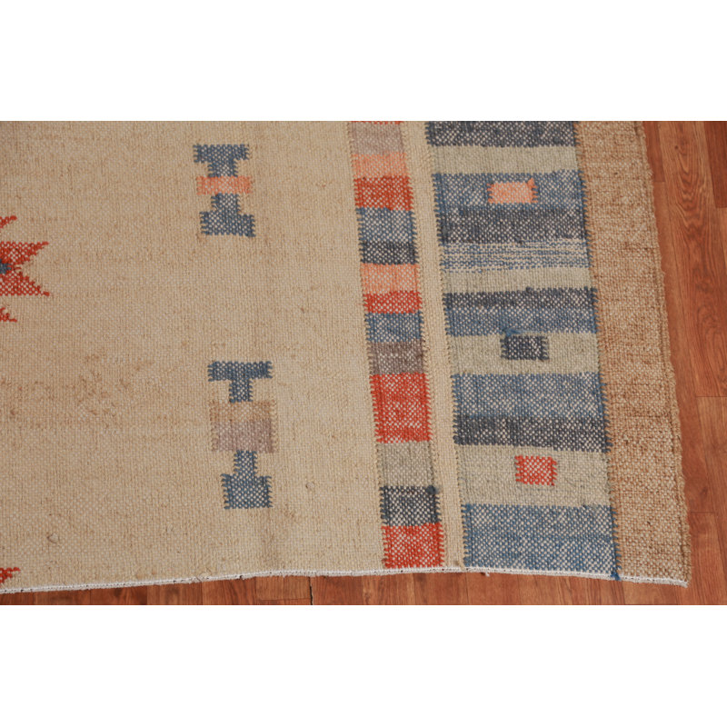 Tapis turc moderne à tissage plat 8 x 10
