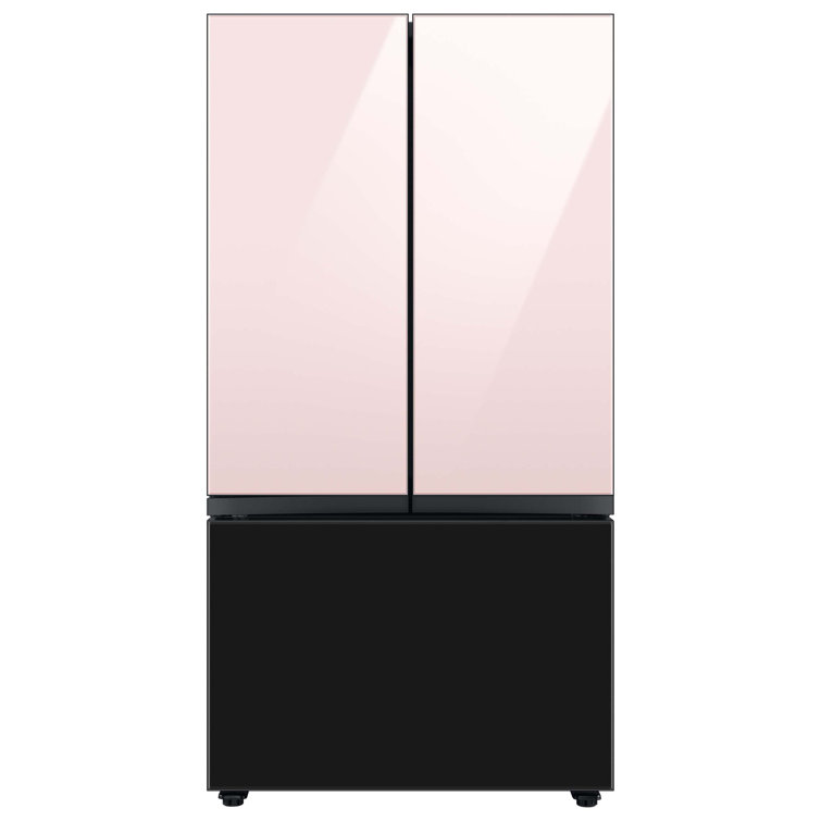 24 cu. ft. Smart Bespoke 3-Door French-Door Refrigerator with Customizable Panel Colors and AutoFill Water Pitcher in Custom Panel-Ready