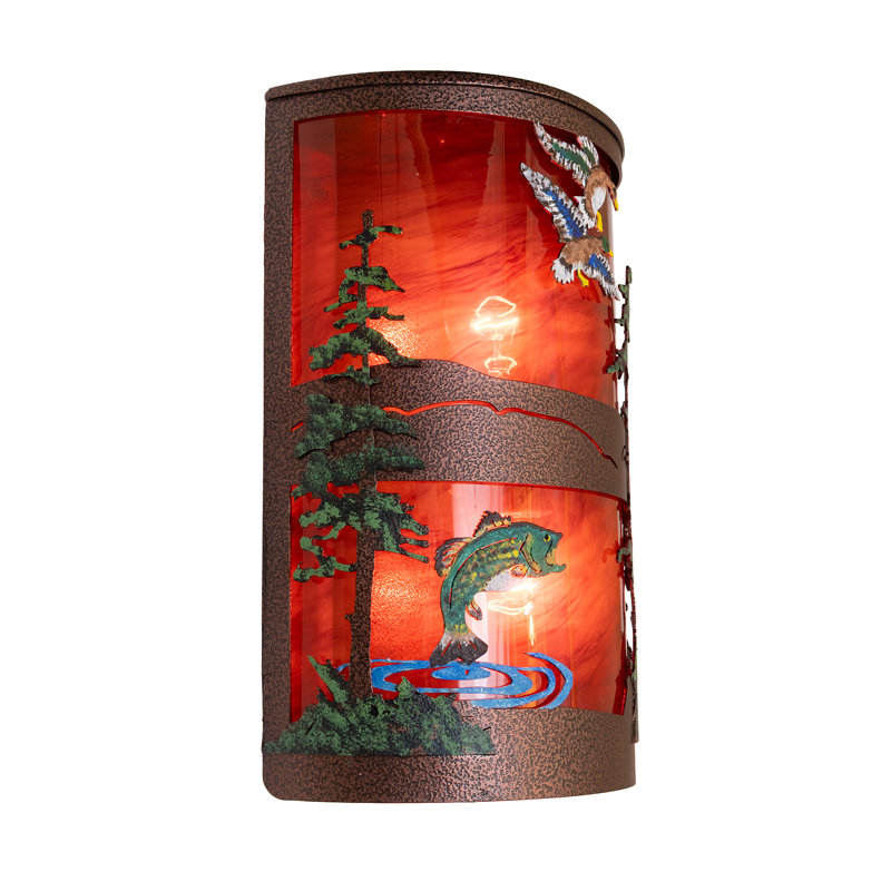 2 - Light Flush Mounted Sconce