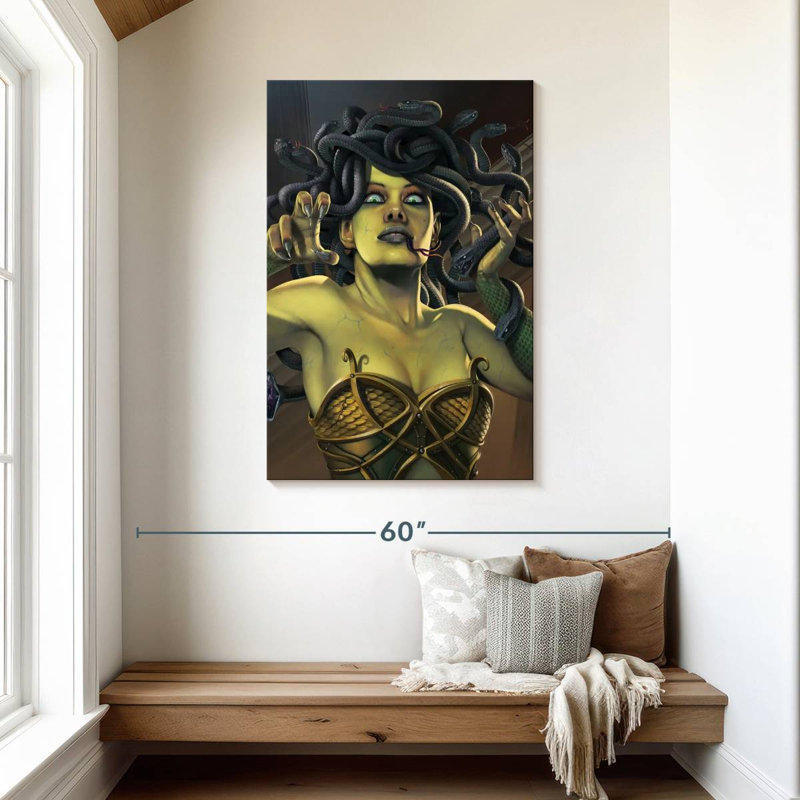 Kelan Medusa, 45" H x 30" W