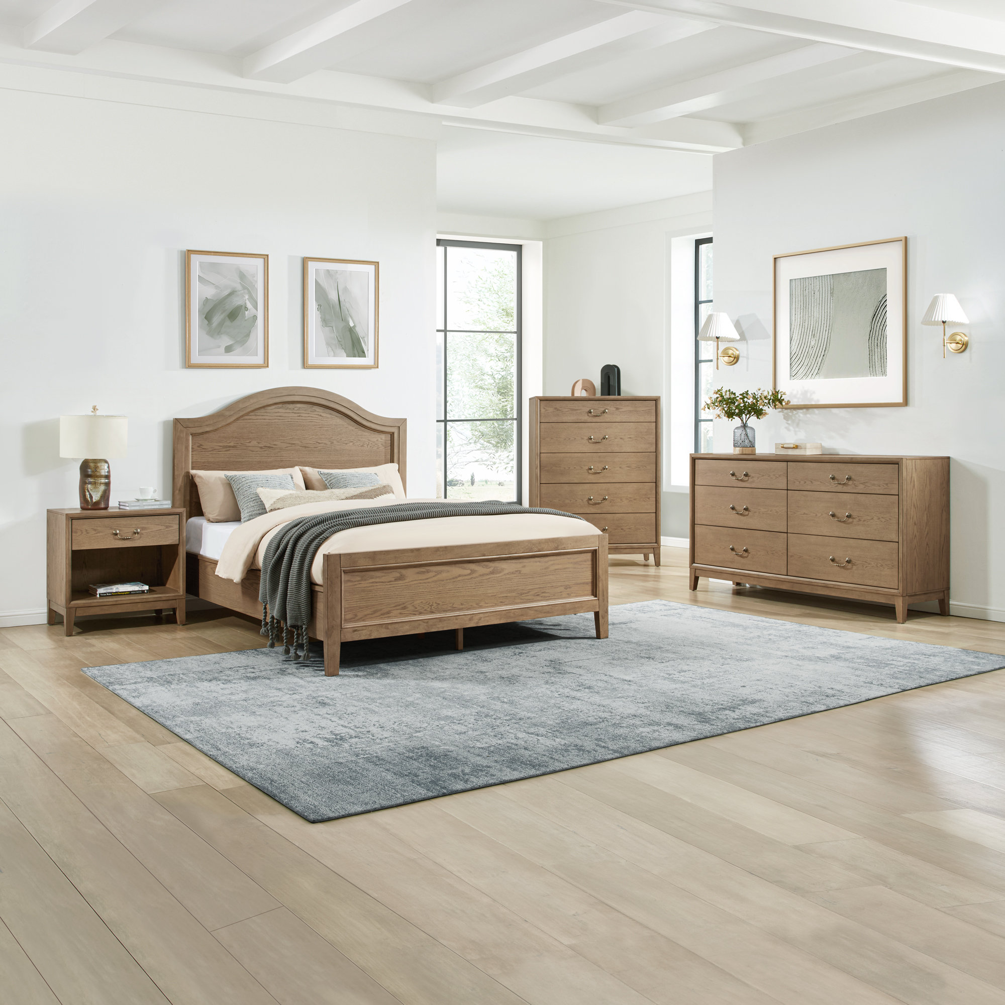 Bartlett 5PC Set, Brown, King