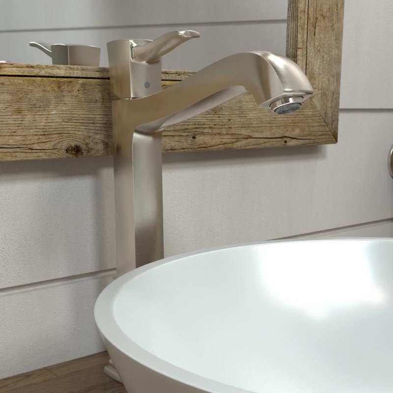 Hansgrohe Metropol Classic Single-Hole Faucet 260 with Drain Assembly, 1.2 GPM, Brushed Nickel