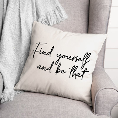 Coussin décoratif noir et blanc