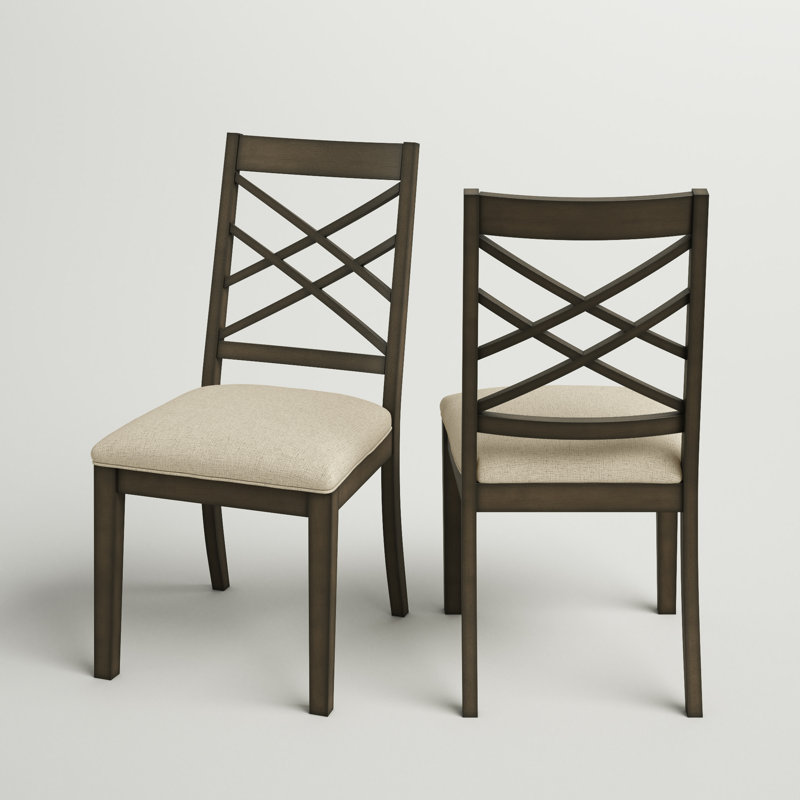 Chaise rembourrée Cheshire, Ivoire ivoire