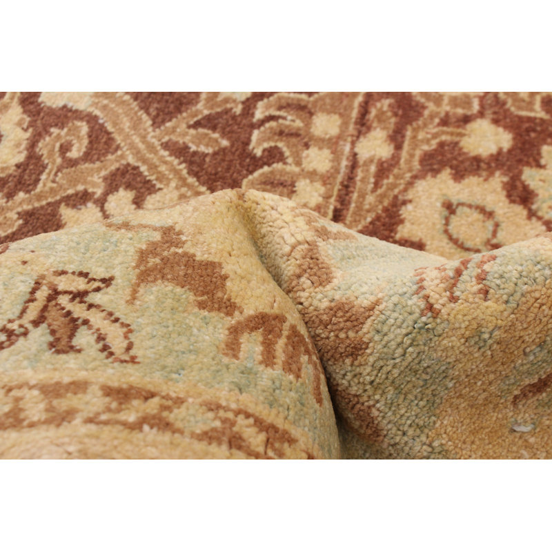 Tapis brun Peshawar Oushak 8 pi 0 po x 10 pi 2 po
