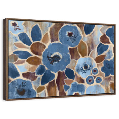 Tapisserie contemporaine bleue