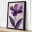 Purple Petals Botanical 1 Piece Wrapped Canvas Wall Art-362425352-362426359