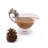 Harvest Glass and Pewter Gravy Boat