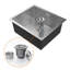 Belfry Kitchen Ohanko 20mm W Single Bowl Stainless Steel Kitchen Sink with 1 Faucet Hole-1205916211